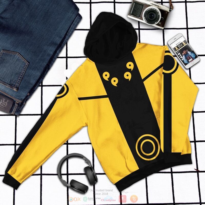 Naruto Six Path Mode 3D Shirt Hoodie 1 2 3 4 5 6 7 8