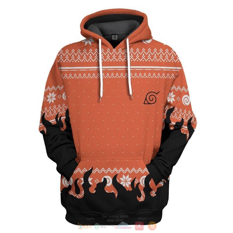 Naruto Snowflake 3D Shirt Hoodie