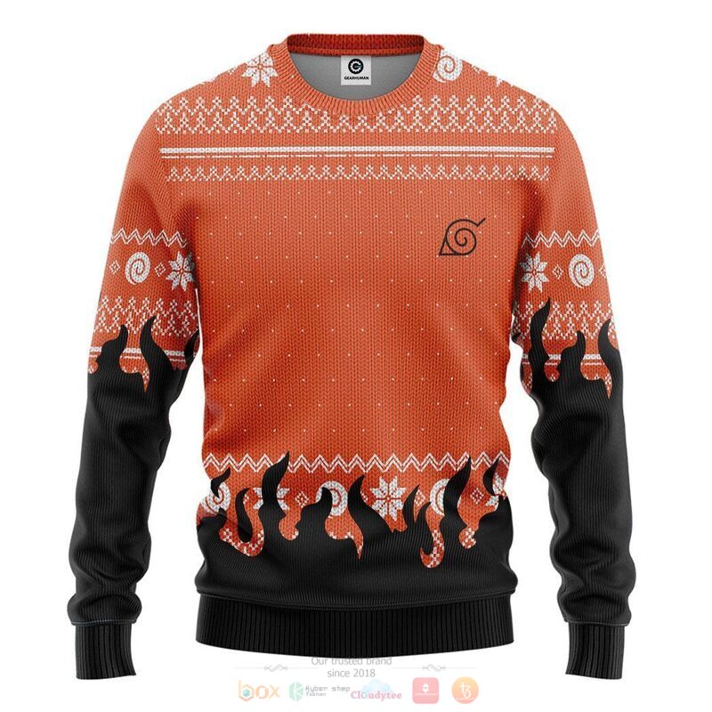 Naruto Snowflake 3D Shirt, Hoodie 2 Naruto Snowflake 3D Shirt Hoodie 1