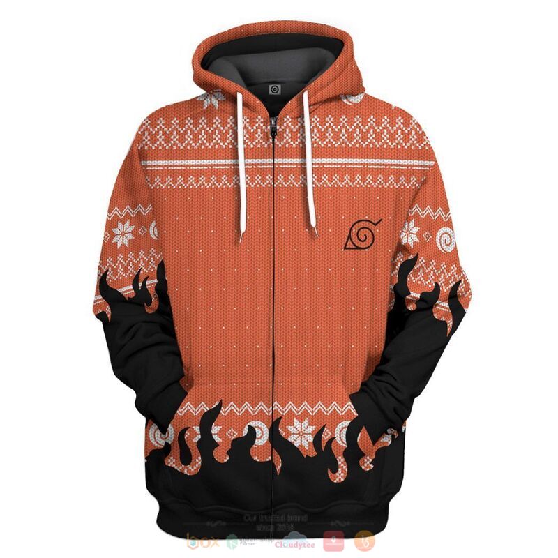 Naruto Snowflake 3D Shirt, Hoodie 4 Naruto Snowflake 3D Shirt Hoodie 1 2 3