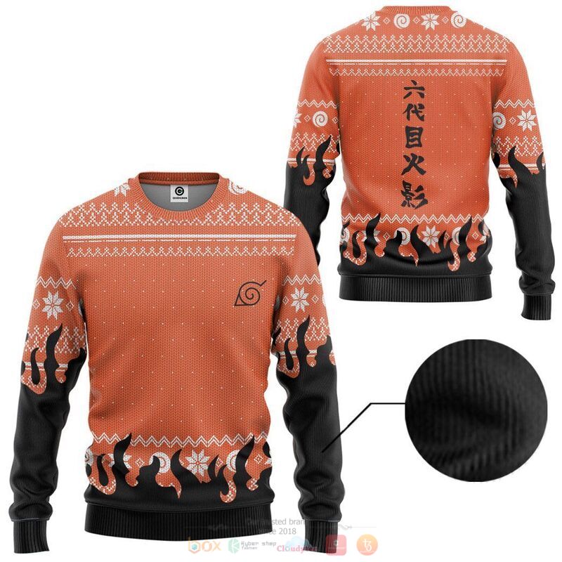 Naruto Snowflake 3D Shirt, Hoodie 5 Naruto Snowflake 3D Shirt Hoodie 1 2 3 4