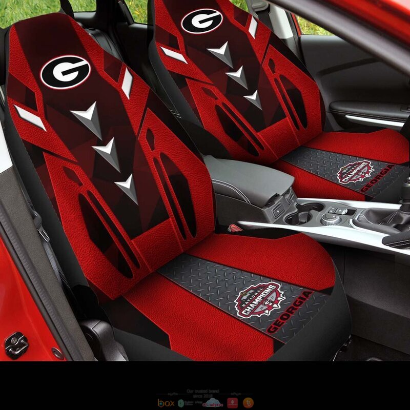 National Champions 2021 Georgia Bulldog red car seat cover