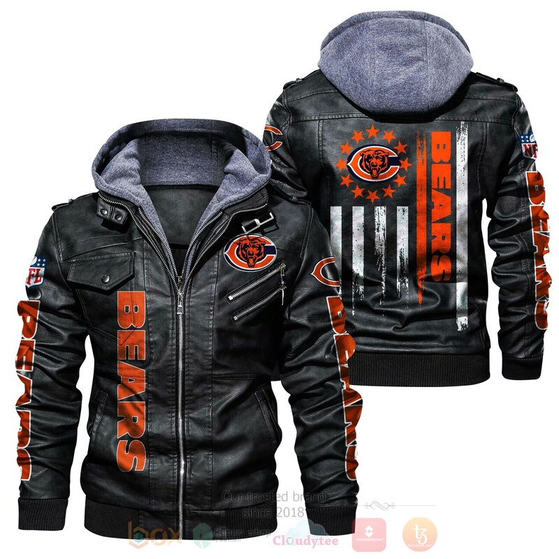National Football League Chicago Bears Leather Jacket