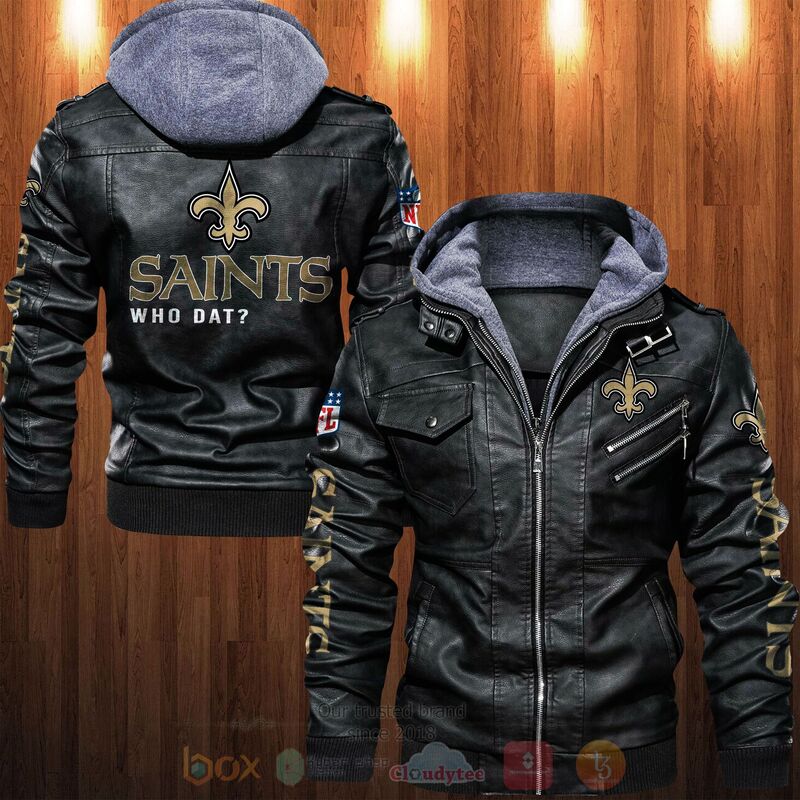 National Football League New Orleans Saints Who Dat Leather Jacket