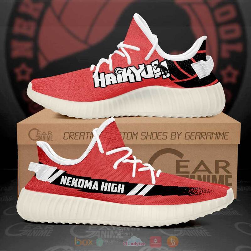 Nekoma High Haikyuu Yeezy Sneaker shoes