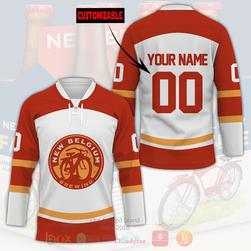 New Belgium Brewing Personalized Hockey Jersey
