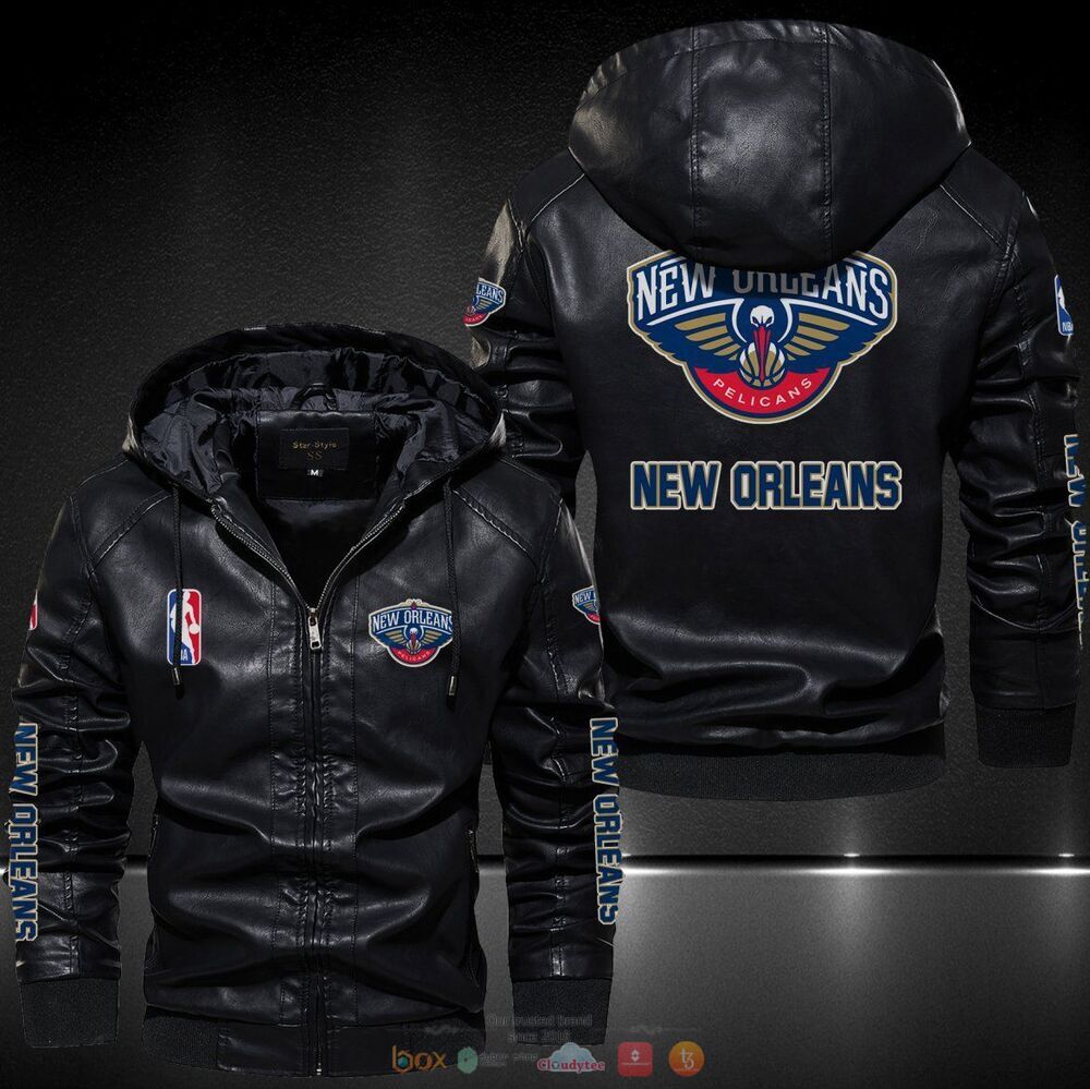 New Orleans Pelicans NBA Leather Jacket Hat