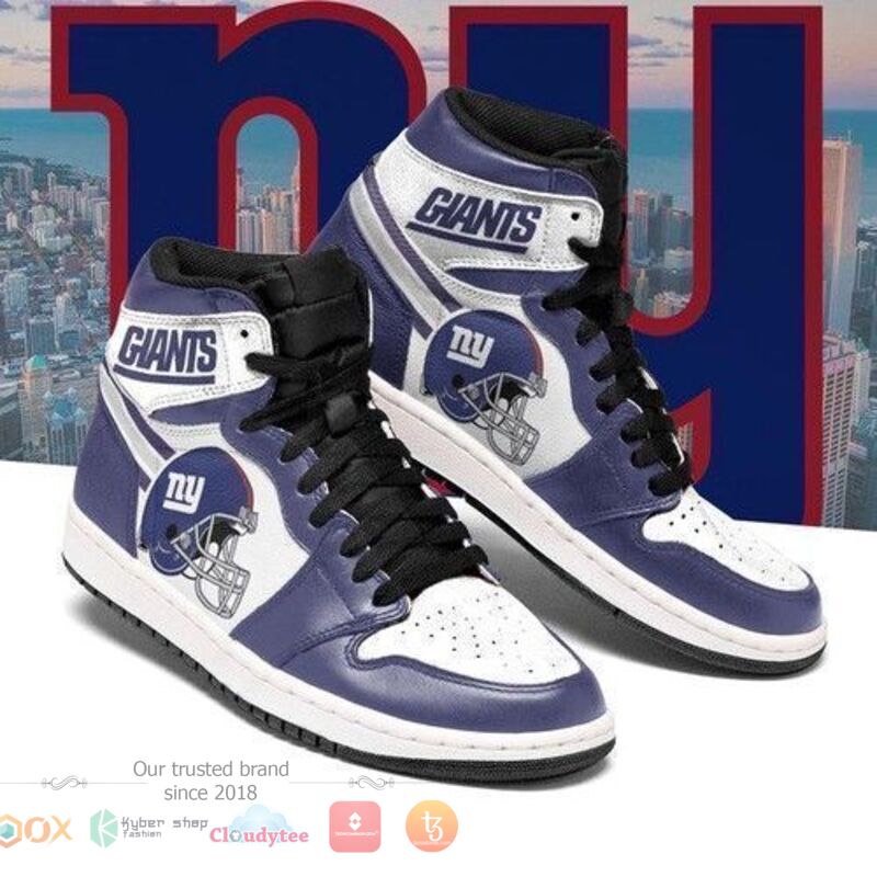New York Giants Air Jordan High Top Shoes