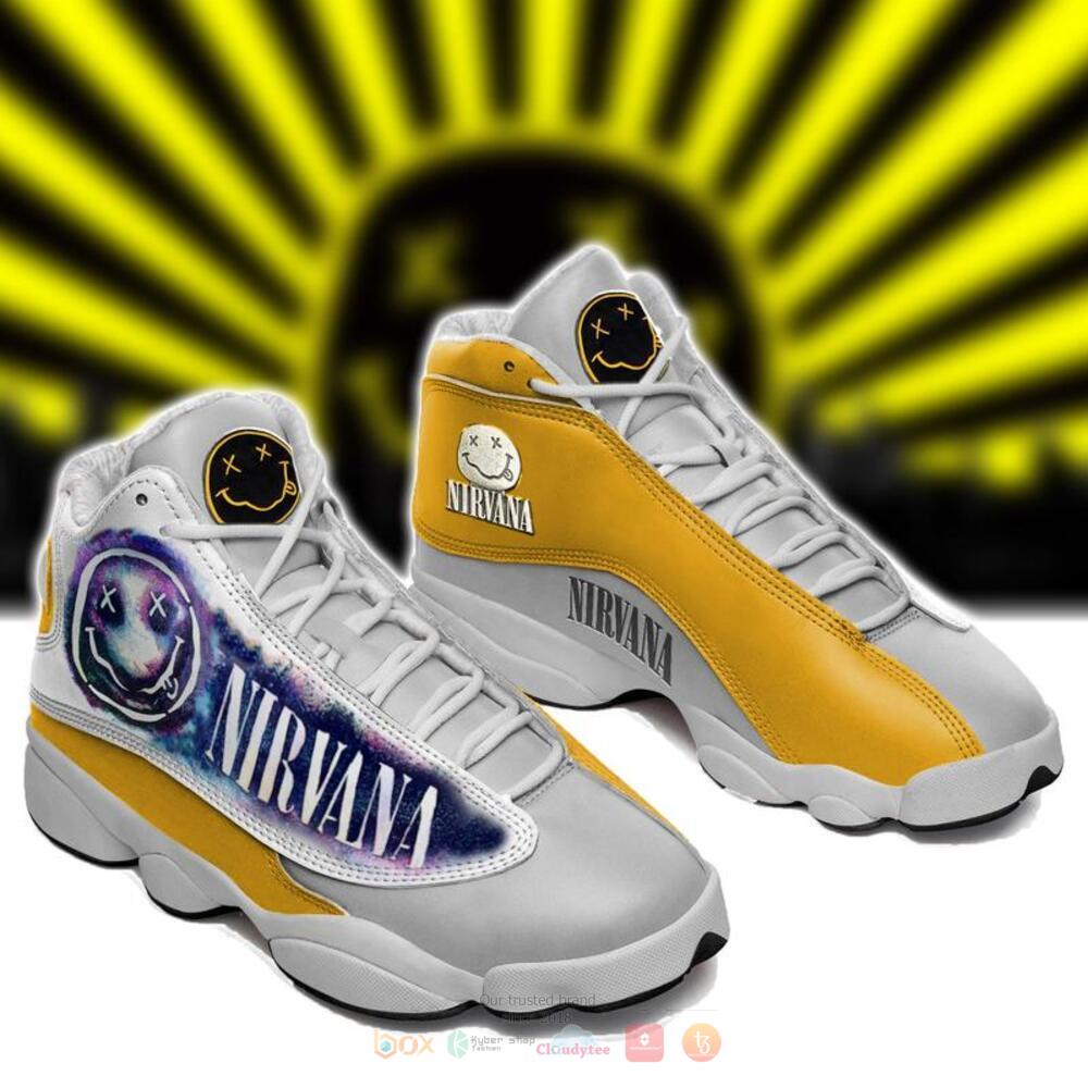 Nirvana band Air Jordan 13 sneaker shoes 1 Nirvana band Air Jordan 13 shoes