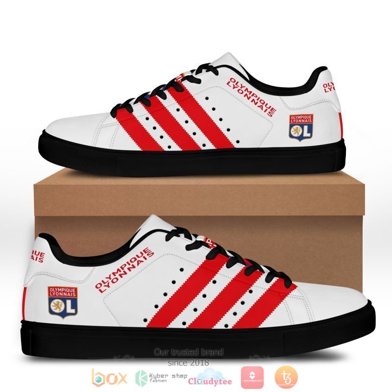 Olympique Lyonnais Stan Smith low top shoes 1 2 3 4 5 6