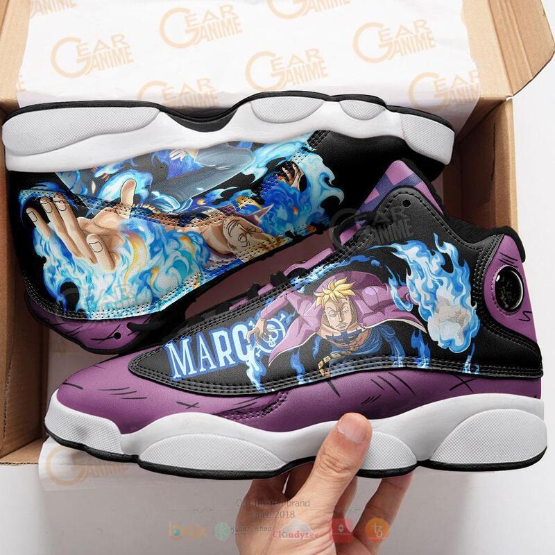 One Piece The Phoenix Marco Air Jordan 13 Sneaker Shoes 1 2 3