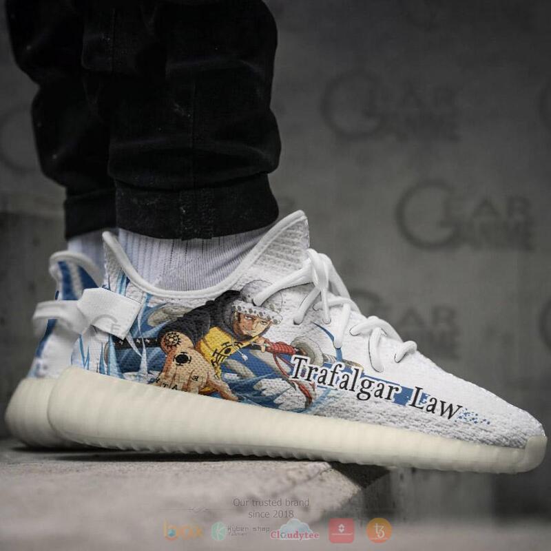 One Piece Trafalgar Law Yeezy Sneaker shoes 4 One Piece Trafalgar Law Yeezy Sneaker shoes 1 2 3