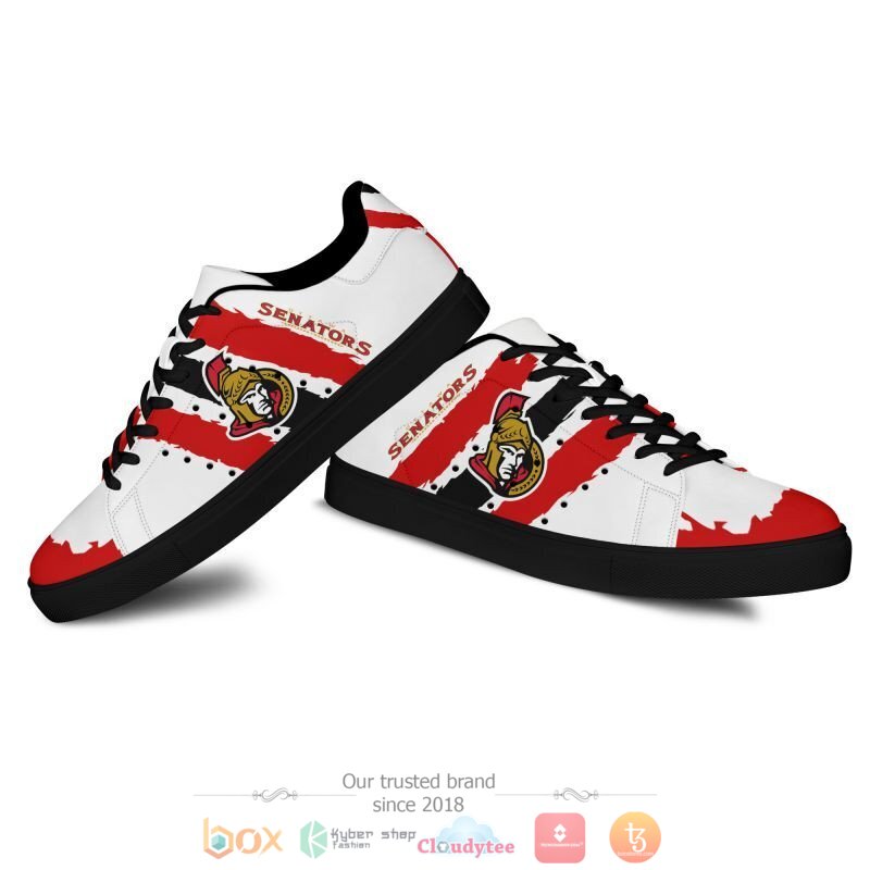 Ottawa Senators Stan Smith low top shoes 1 2 3 4 5 6 7
