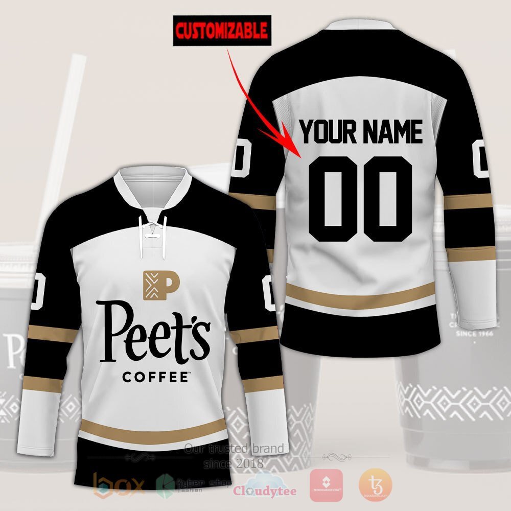 Peets Coffee Personalized Hockey Jersey