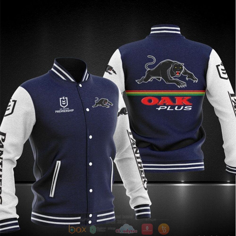 NEW Penrith Panthers OAK Plus baseball jacket 2 Penrith Panthers OAK Plus baseball jacket 1