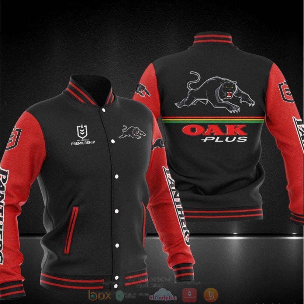 NEW Penrith Panthers OAK Plus baseball jacket 3 Penrith Panthers OAK Plus baseball jacket 1 2