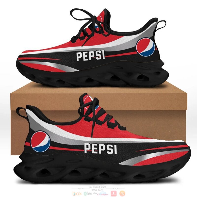Pepsi Company black red Clunky Max Soul Shoes