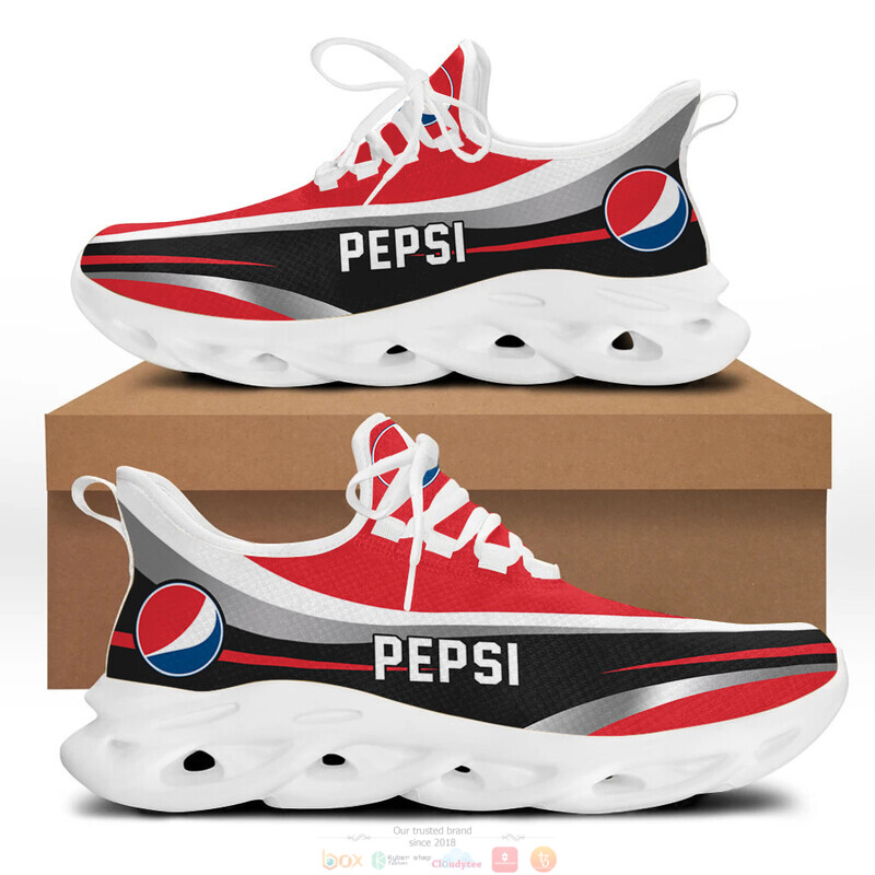 Pepsi Company black red Clunky Max Soul Sneaker Shoes 2 Pepsi Company black red Clunky Max Soul Shoes 1