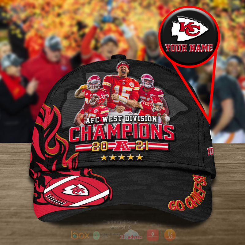 Personalized AFC West Champions 2021 Cap 2 Personalized AFC West Champions 2021 Cap 1