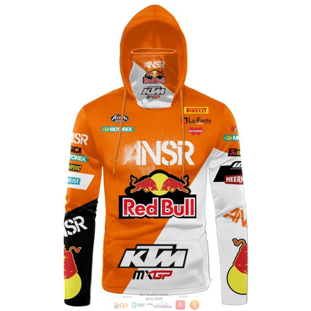 Personalized ANSR Red Bull KTM MXGP custom hoodie mask 1