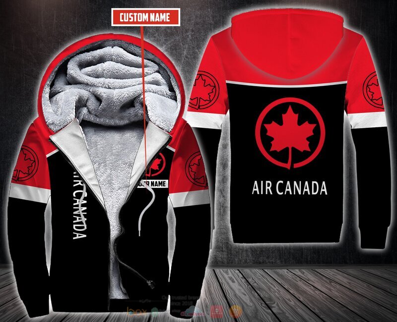 Personalized Air Canada 3D Fleece Hoodie Zip Hoodie