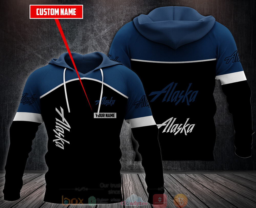 BEST Personalized Alaska Airlines 3D All Over Print Fleece Hoodie, Hoodie 2 Personalized Alaska Airlines 3D Fleece Hoodie Hoodie 1