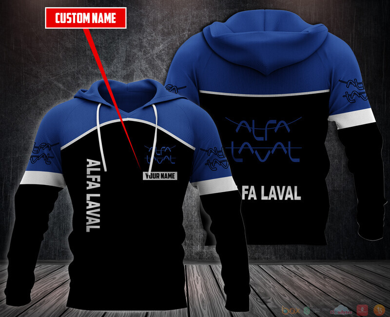 Alfa Laval Personalized Hoodie, Fleece Hoodie 2 Personalized Alfa Laval Custom Hoodie Fleece Hoodie 1