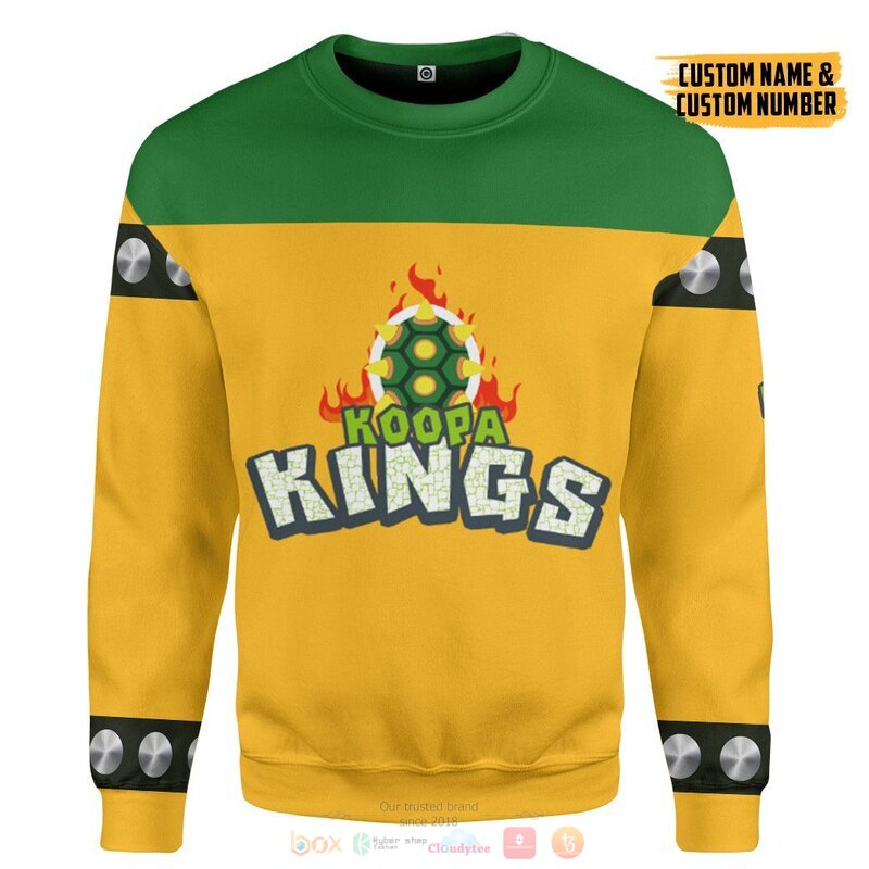 Personalized Bowser Sports Ver 2 Koopa Kings 3D Shirt, Hoodie 2 Personalized Bowser Sports Ver 2 Koopa Kings 3D Shirt Hoodie 1