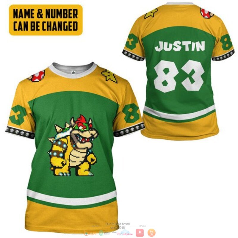 Personalized Bowser custom full print 3d shirt, hoodie 7 Personalized Bowser custom 3d shirt hoodie 1 2 3 4 5 6