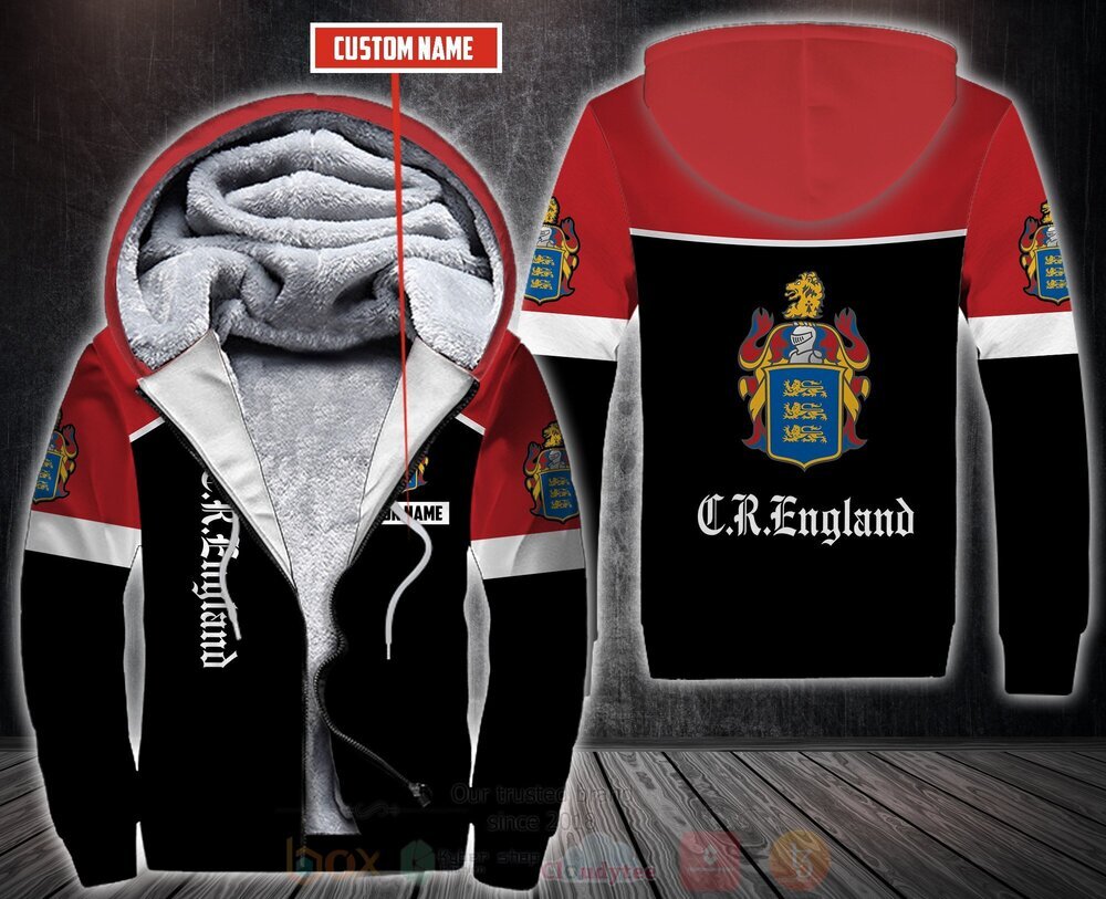 BEST Personalized C.R. England 3D All Over Print Fleece Hoodie, Hoodie 1 Personalized C R England 3D Fleece Hoodie Hoodie