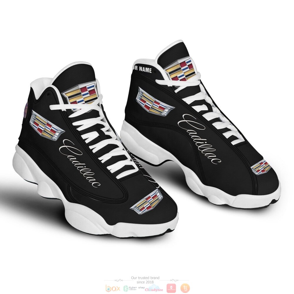 Cadillac black Personalized Air Jordan 13 sneaker 3 Personalized Cadillac black custom Air Jordan 13 shoes 1 2