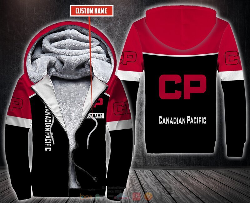 Personalized Canadian Pacific 3D Fleece Hoodie, Zip Hoodie 5 Personalized Canadian Pacific 3D Fleece Hoodie Zip Hoodie