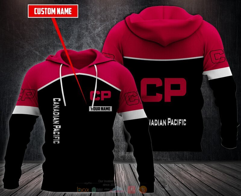 Personalized Canadian Pacific 3D Fleece Hoodie, Zip Hoodie 2 Personalized Canadian Pacific 3D Fleece Hoodie Zip Hoodie 1