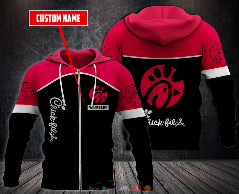 Personalized Chick-Fil-A Custom full print 3d Hoodie, Fleece Hoodie 3 Personalized Chick Fil A Custom 3d Hoodie Fleece Hoodie 1 2