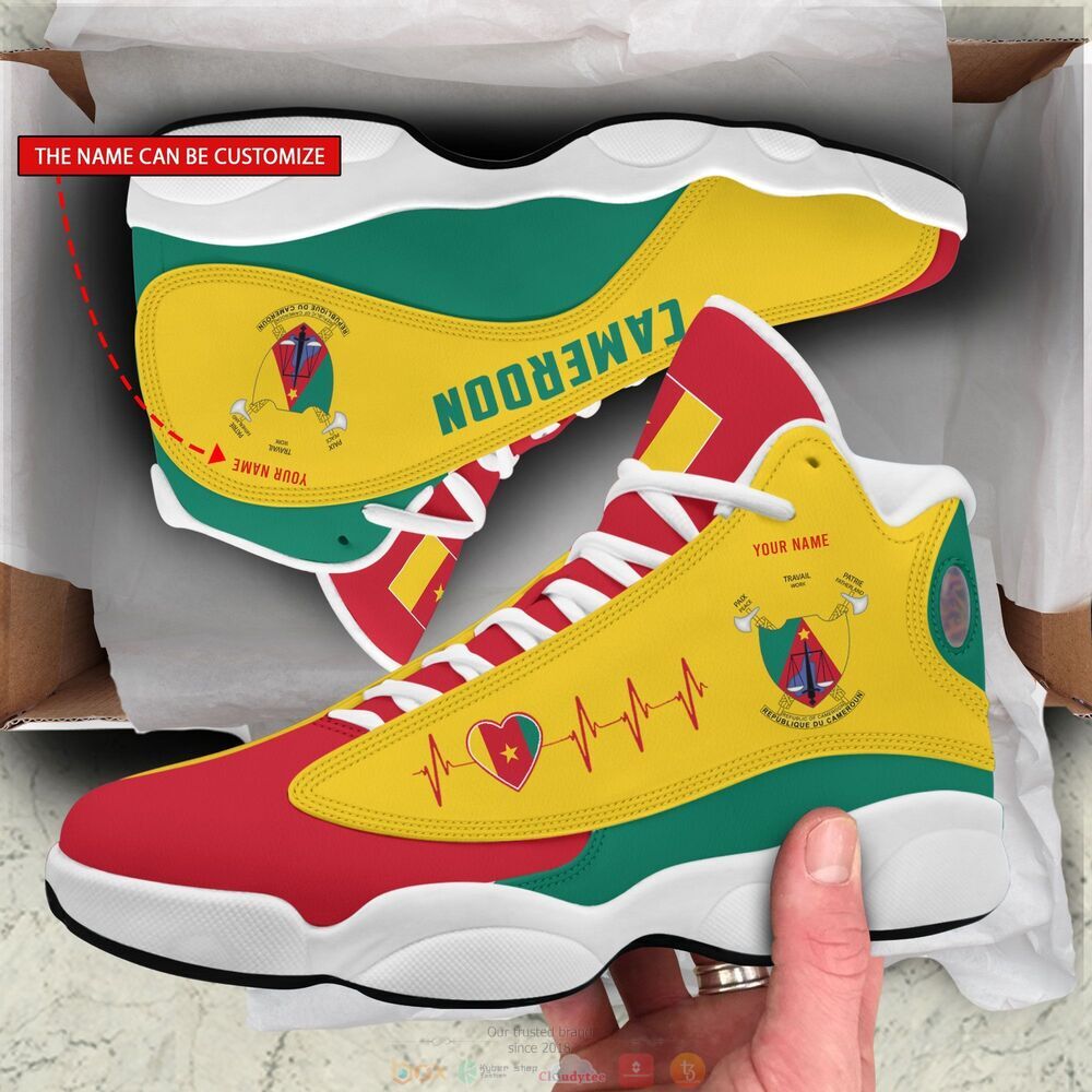 Personalized Coat of arms of Cameroon custom Air Jordan 13 shoes 1