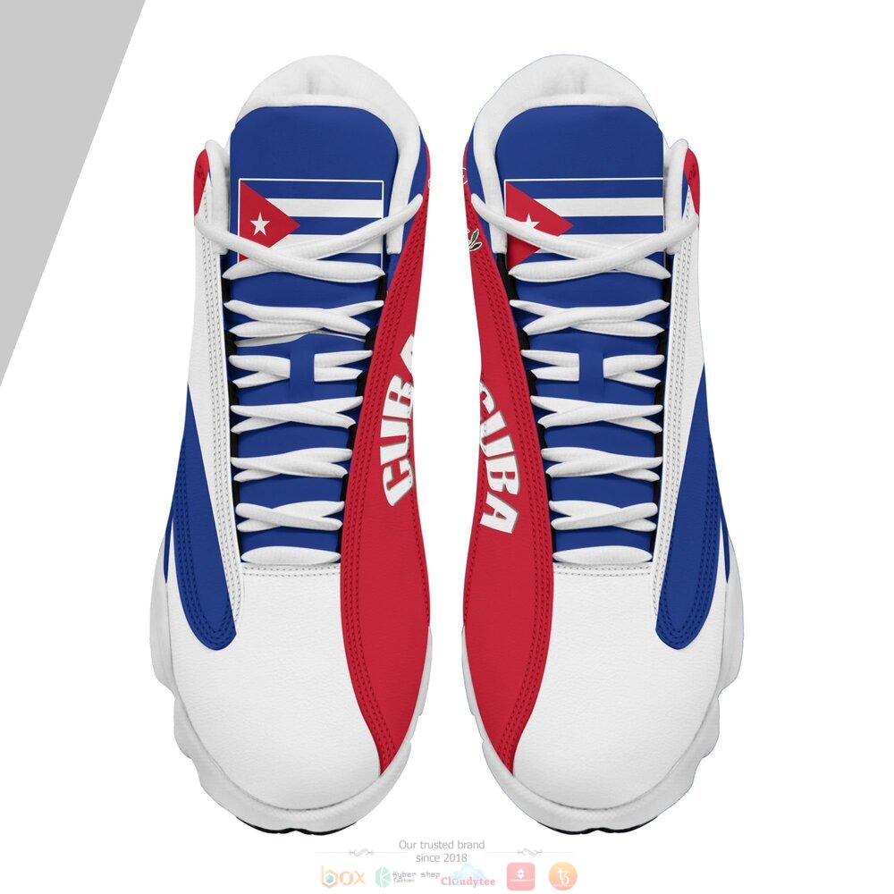 Coat of arms of Cuba Personalized Air Jordan 13 sneaker 3 Personalized Coat of arms of Cuba custom Air Jordan 13 shoes 1 2
