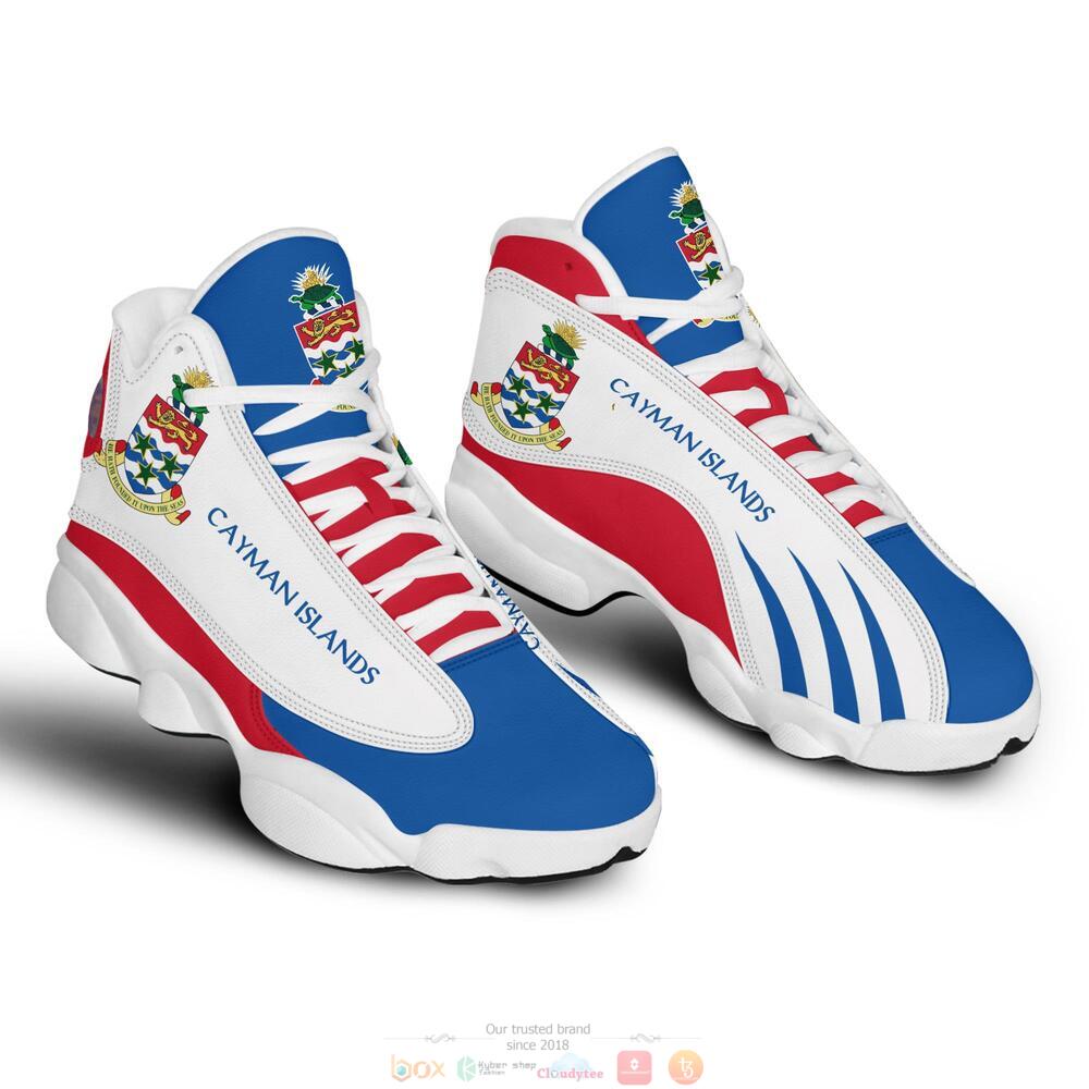 Personalized Coat of arms of the Cayman Islands custom Air Jordan 13 shoes 1