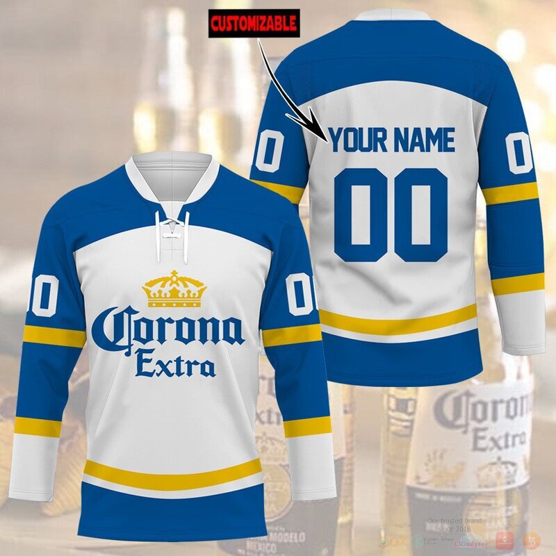 Personalized Corona Extra Hockey Jersey 1 Personalized Corona Extra Hockey Jersey
