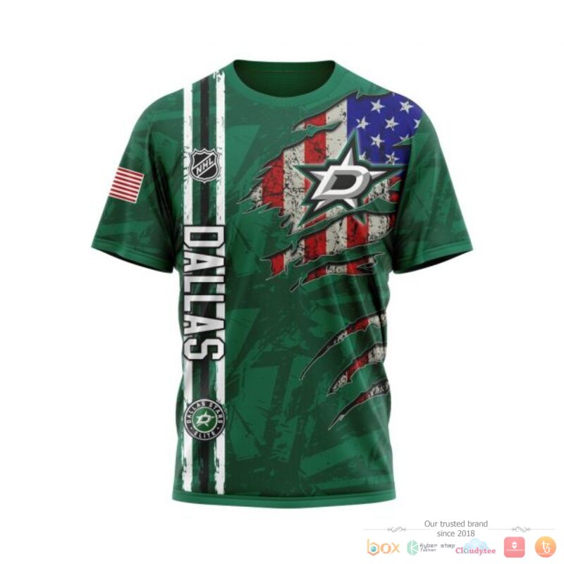 Personalized Dallas Stars With American Flag 3d shirt, hoodie 6 Personalized Dallas Stars With American Flag 3d shirt hoodie 1 2 3 4 5
