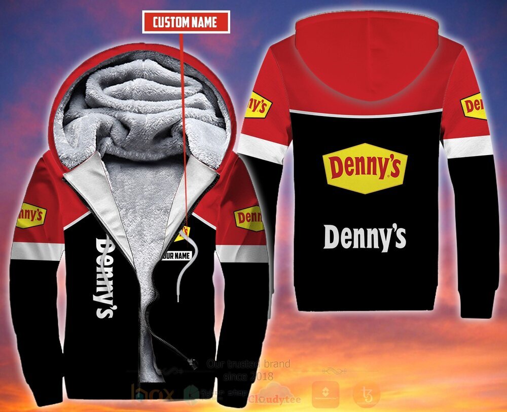 BEST Personalized Denny's 3D All Over Print Fleece Hoodie, Hoodie 1 Personalized Dennys 3D Fleece Hoodie Hoodie