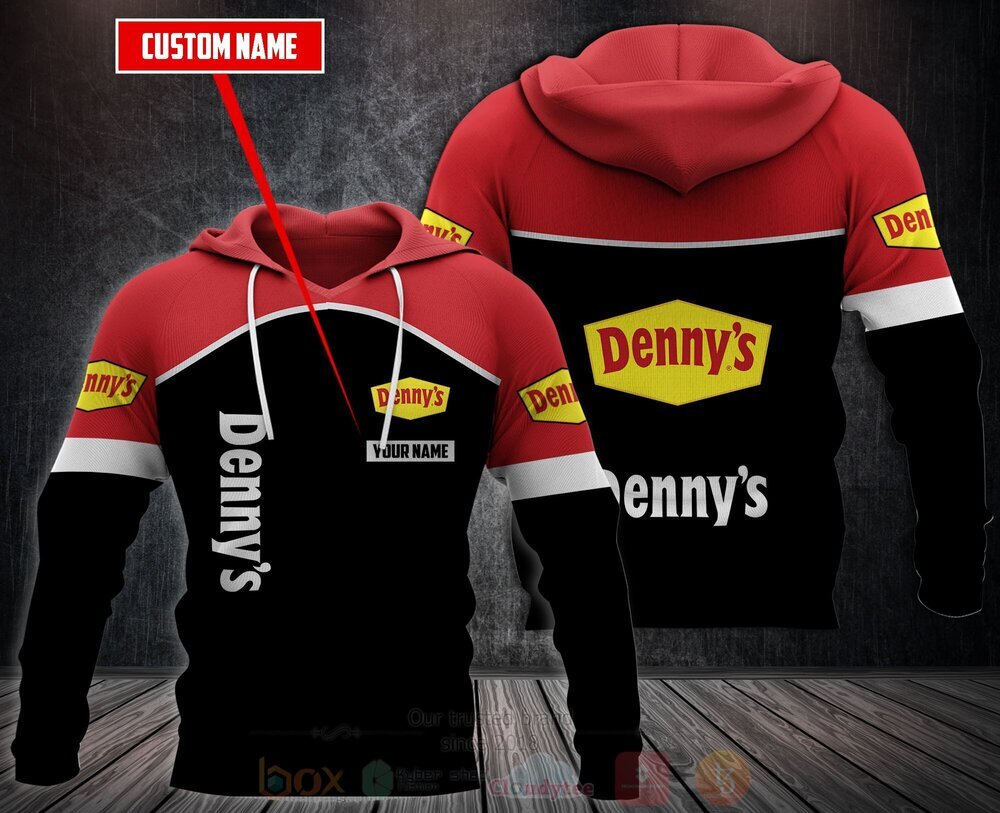 BEST Personalized Denny's 3D All Over Print Fleece Hoodie, Hoodie 2 Personalized Dennys 3D Fleece Hoodie Hoodie 1
