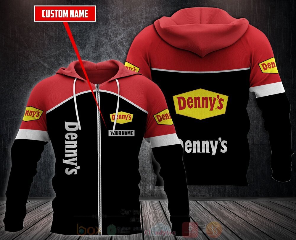 BEST Personalized Denny's 3D All Over Print Fleece Hoodie, Hoodie 3 Personalized Dennys 3D Fleece Hoodie Hoodie 1 2