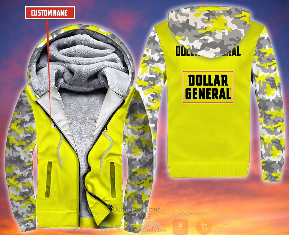BEST Personalized Dollar General Yellow 3D All Over Print Fleece Hoodie, Hoodie 4 Personalized Dollar General Yellow 3D Fleece Hoodie Hoodie