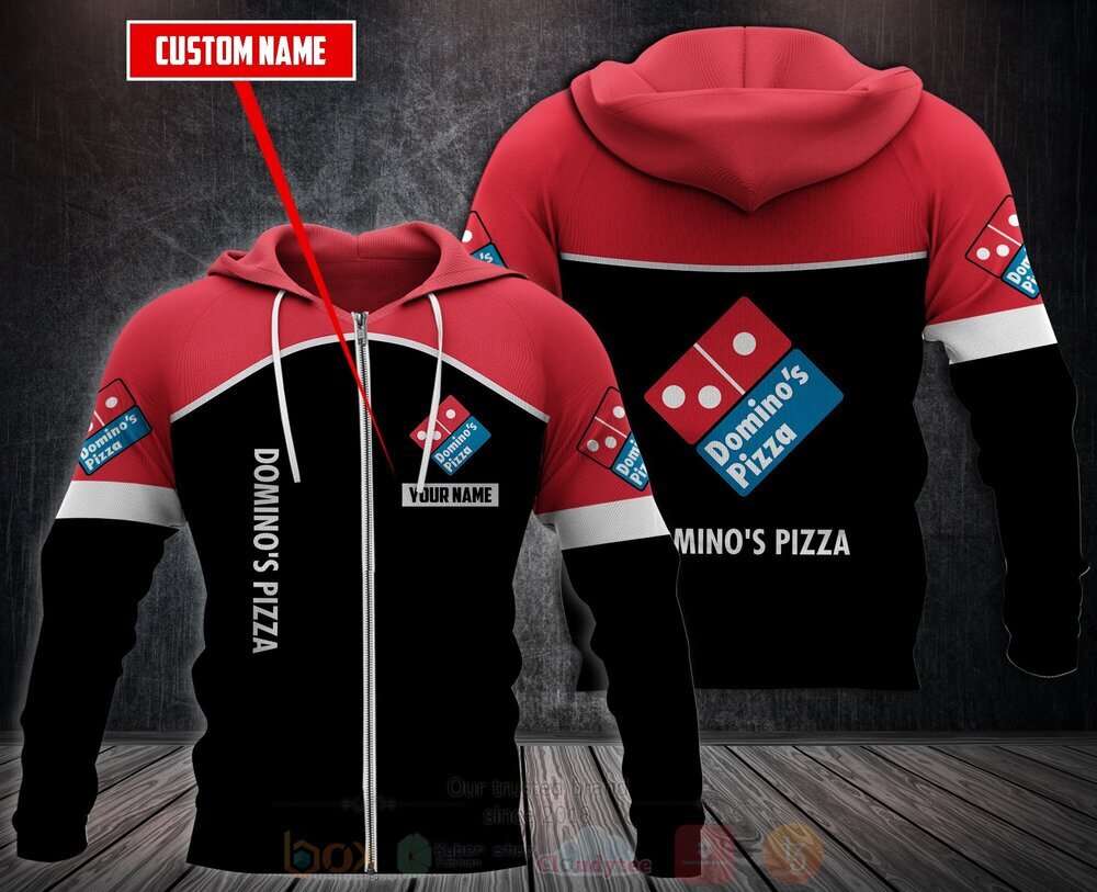 BEST Personalized Domino's Pizza 3D All Over Print Fleece Hoodie, Hoodie 3 Personalized Dominos Pizza 3D Fleece Hoodie Hoodie 1 2