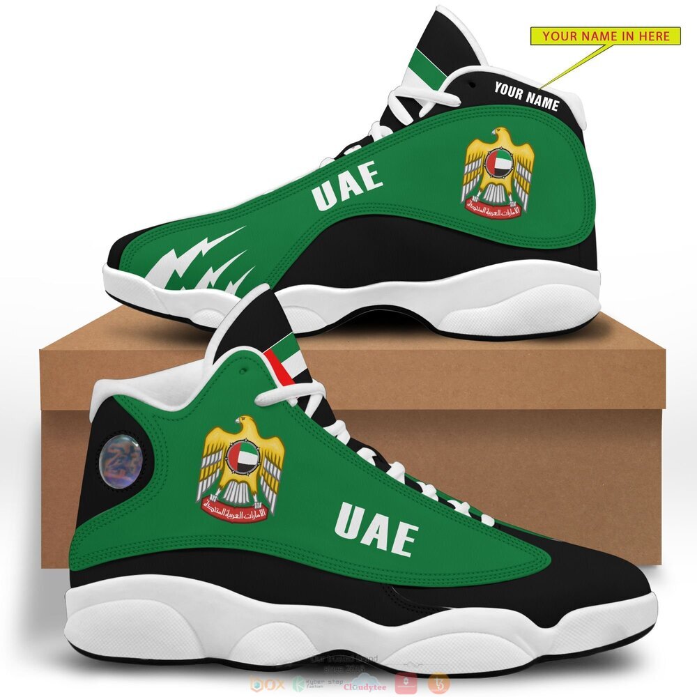 Personalized Emblem of the United Arab Emirates custom Air Jordan 13 shoes
