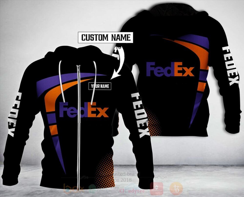 BEST Personalized Fedex Custom 3D Hoodie, Zip Hoodie 1 Personalized Fedex 3D Hoodie Zip Hoodie