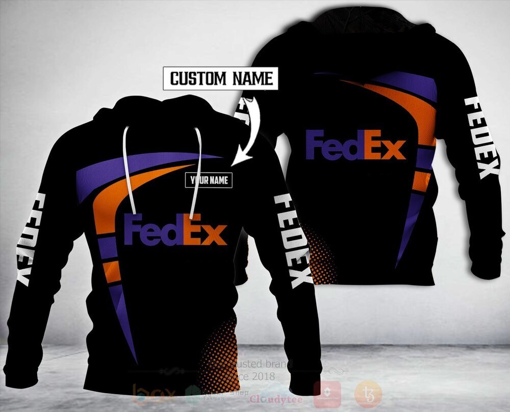 BEST Personalized Fedex Custom 3D Hoodie, Zip Hoodie 2 Personalized Fedex 3D Hoodie Zip Hoodie 1