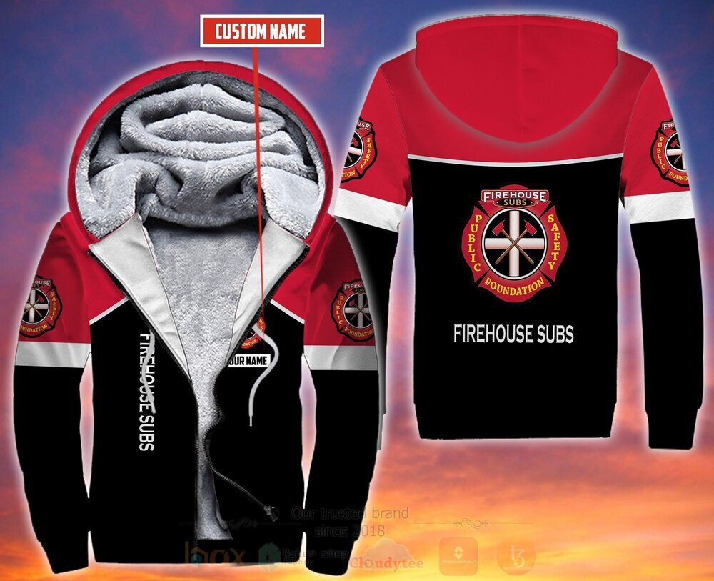 BEST Personalized Firehouse Subs 3D All Over Print Fleece Hoodie, Hoodie 7 Personalized Firehouse Subs 3D Fleece Hoodie Hoodie