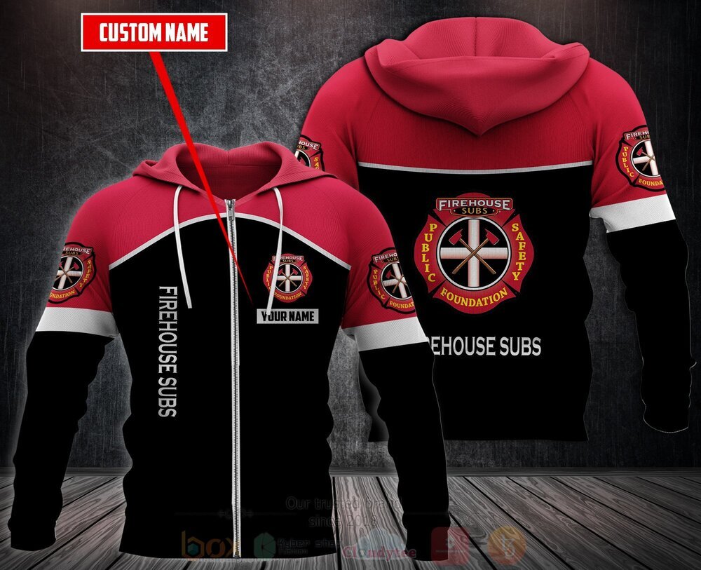 BEST Personalized Firehouse Subs 3D All Over Print Fleece Hoodie, Hoodie 3 Personalized Firehouse Subs 3D Fleece Hoodie Hoodie 1 2