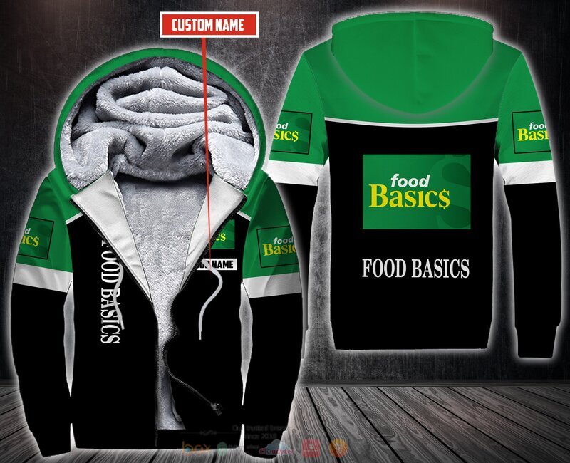 Personalized Food Basics 3D Fleece Hoodie, Zip Hoodie 6 Personalized Food Basics 3D Fleece Hoodie Zip Hoodie